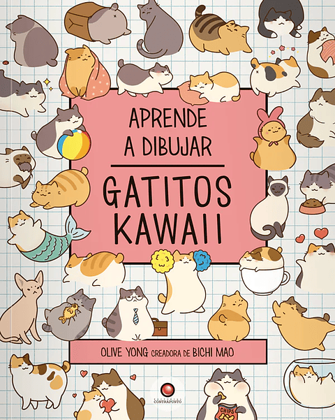 APRENDE A DIBUJAR GATITOS KAWAII 