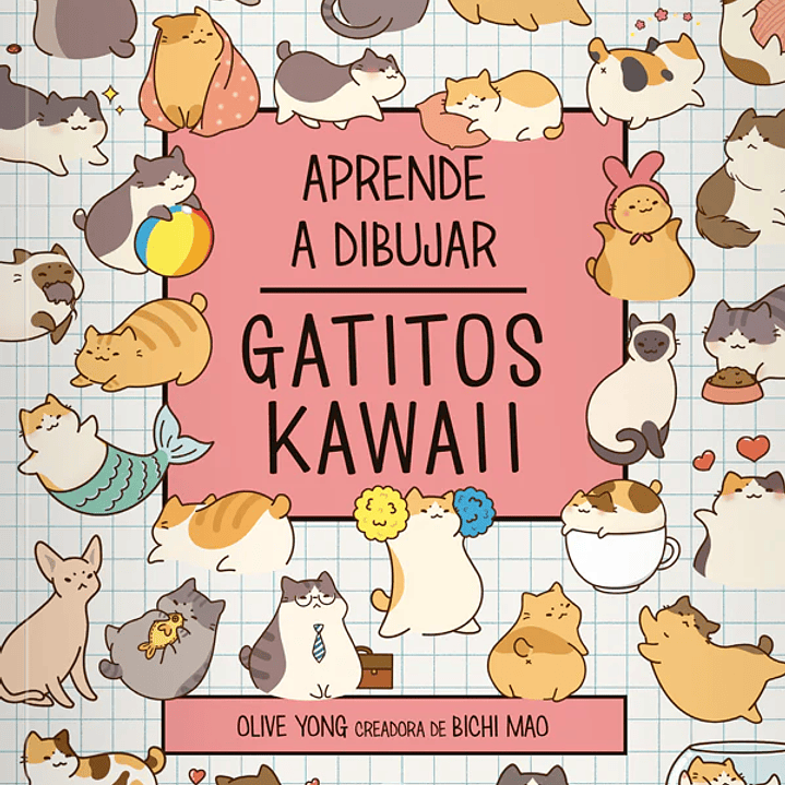 APRENDE A DIBUJAR GATITOS KAWAII  1