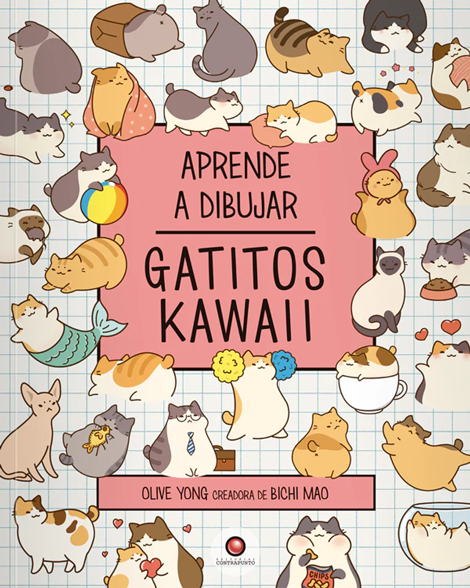 APRENDE A DIBUJAR GATITOS KAWAII  1