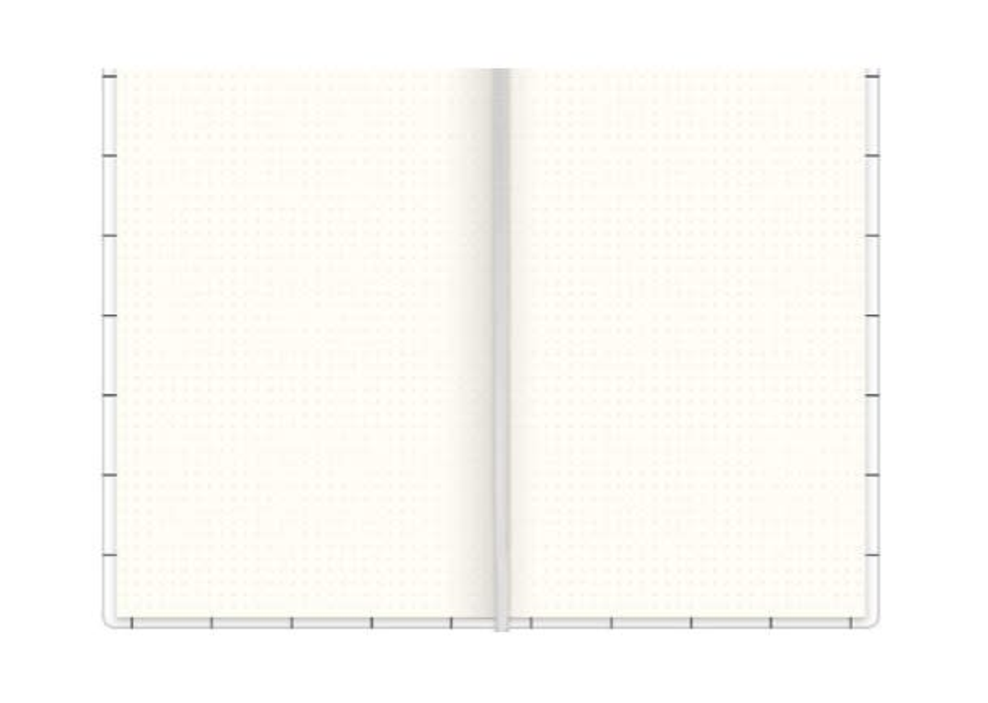 LIBRETA COSIDA PUNTILLADA 80H 90G 10,3 x 14, 6 CM 2