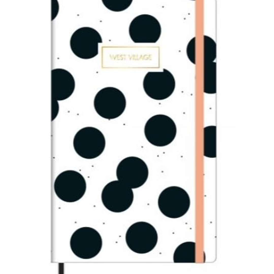 LIBRETA COSIDA PUNTILLADA 80H 90G 10,3 x 14, 6 CM 3