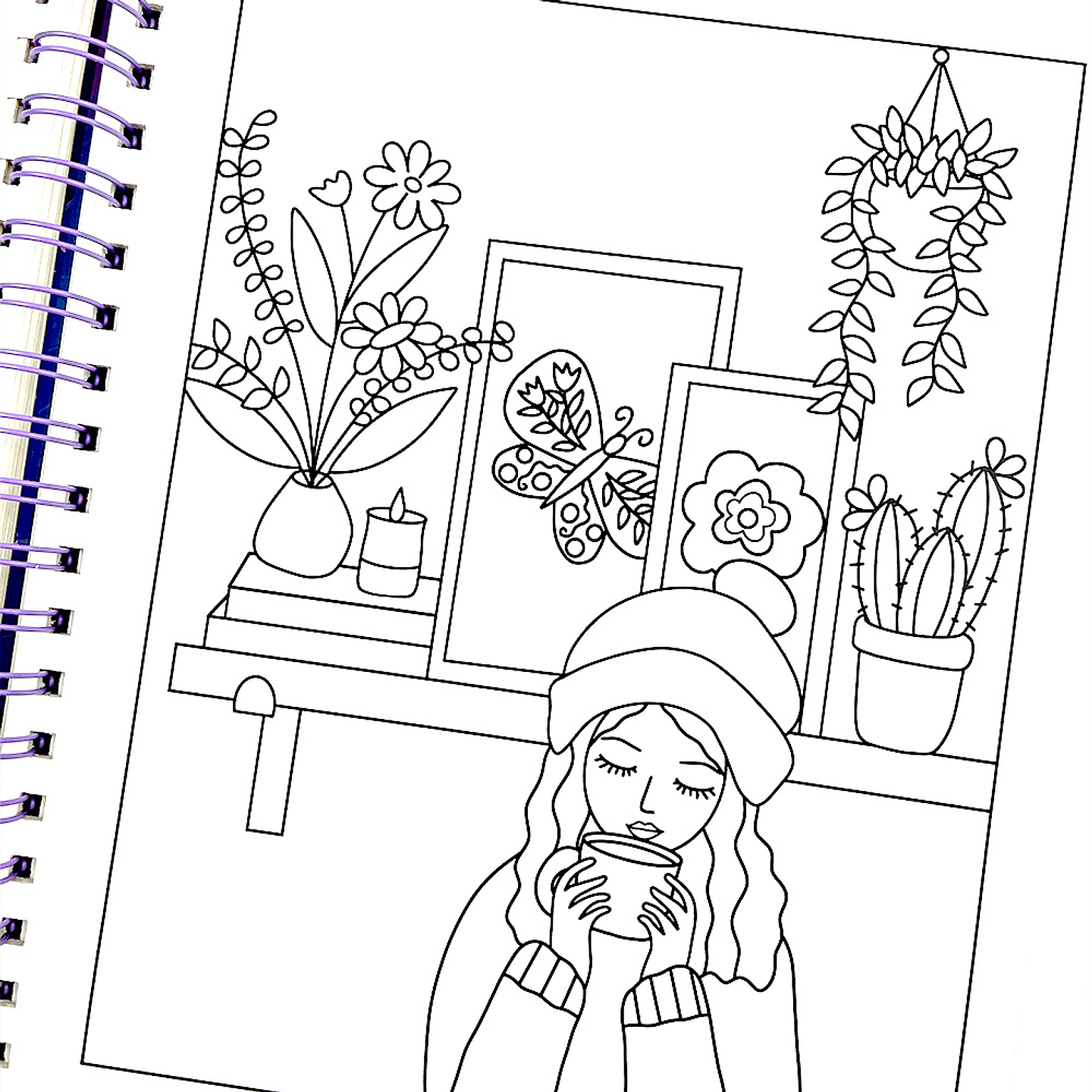 WOMAN COLORING BOOK 6