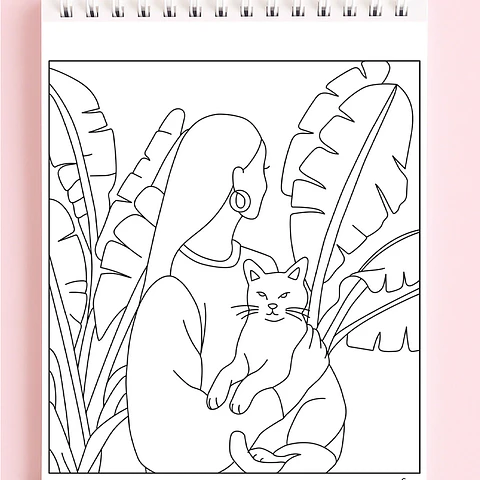 DONDE FLOREZCO COLORING BOOK