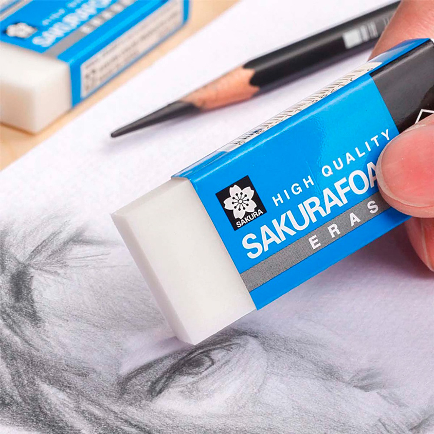 GOMA DE BORRAR SAKURA FOAM SIN RESIDUOS 3