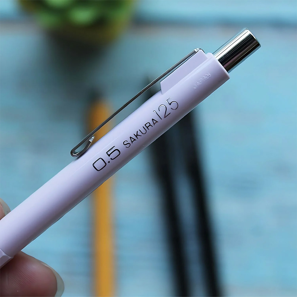 PORTAMINA CON AMORTIGUACIÓN SAKURA 0.5MM ROSA PASTEL 1