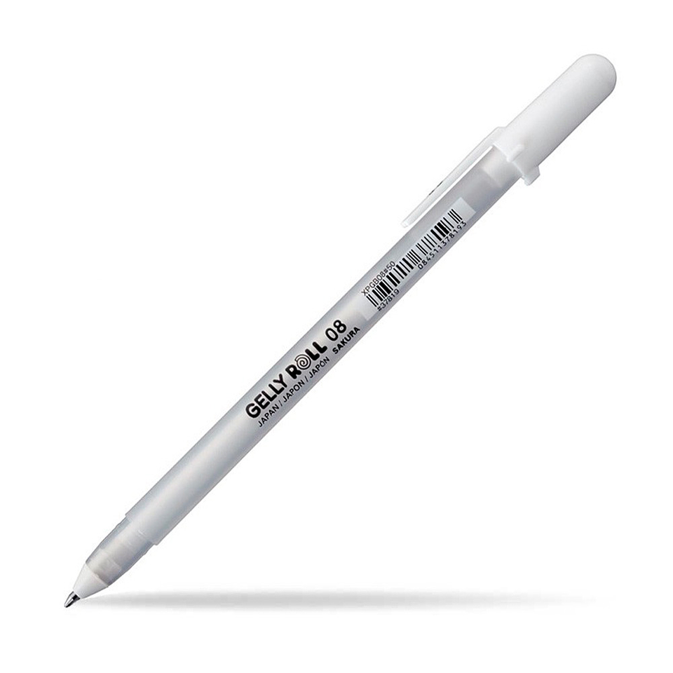 LÁPIZ GEL BLANCO GELLY ROLL SAKURA MOONLIGHT 0.4mm 1