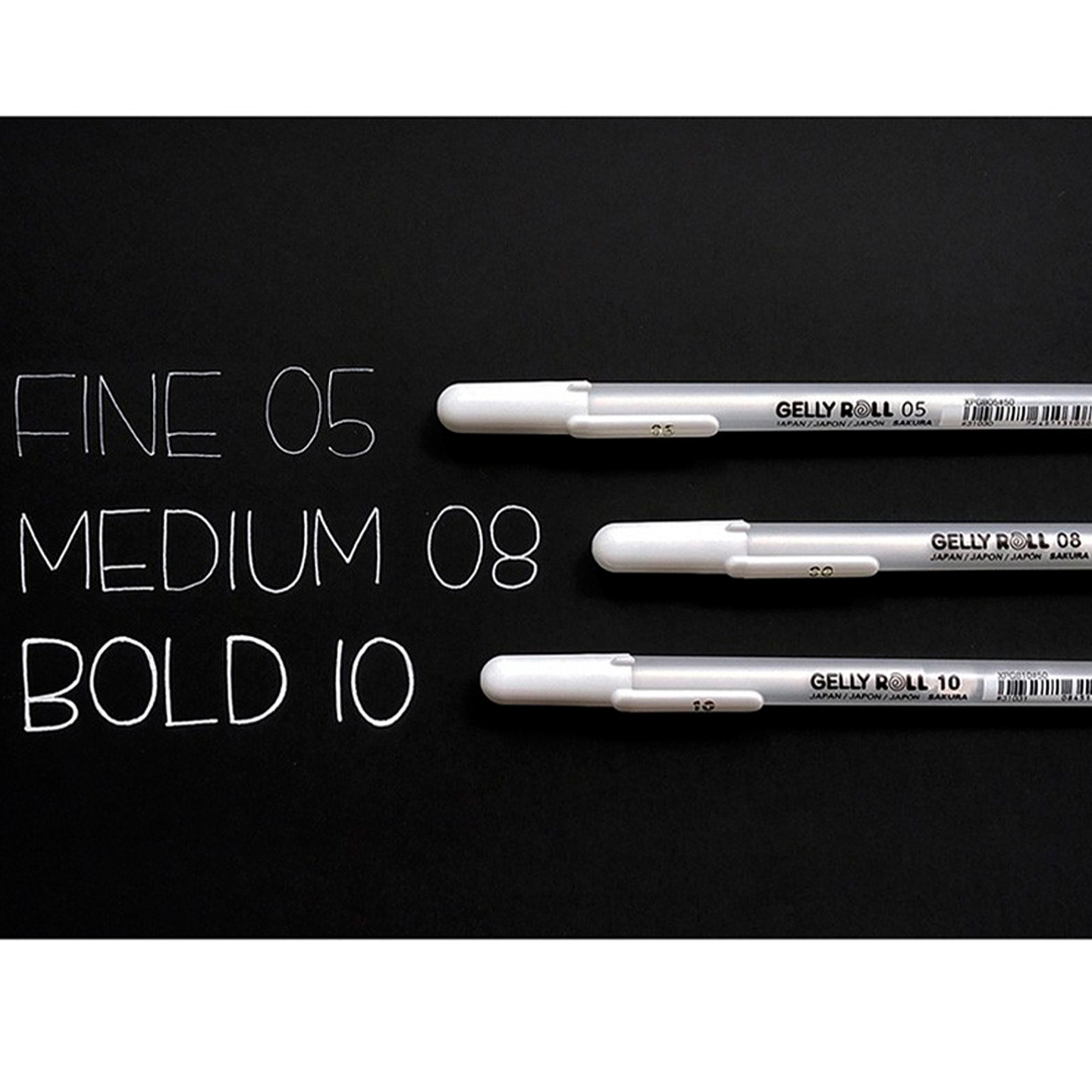 LÁPIZ GEL BLANCO GELLY ROLL SAKURA MOONLIGHT 0.4mm 2