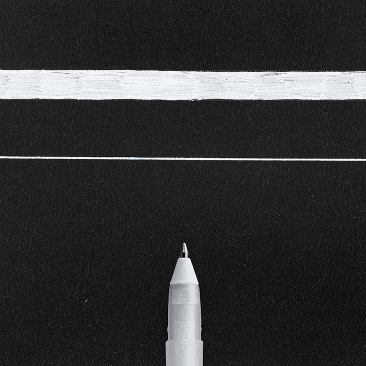 LÁPIZ GEL BLANCO GELLY ROLL SAKURA MOONLIGHT 0.4mm 3