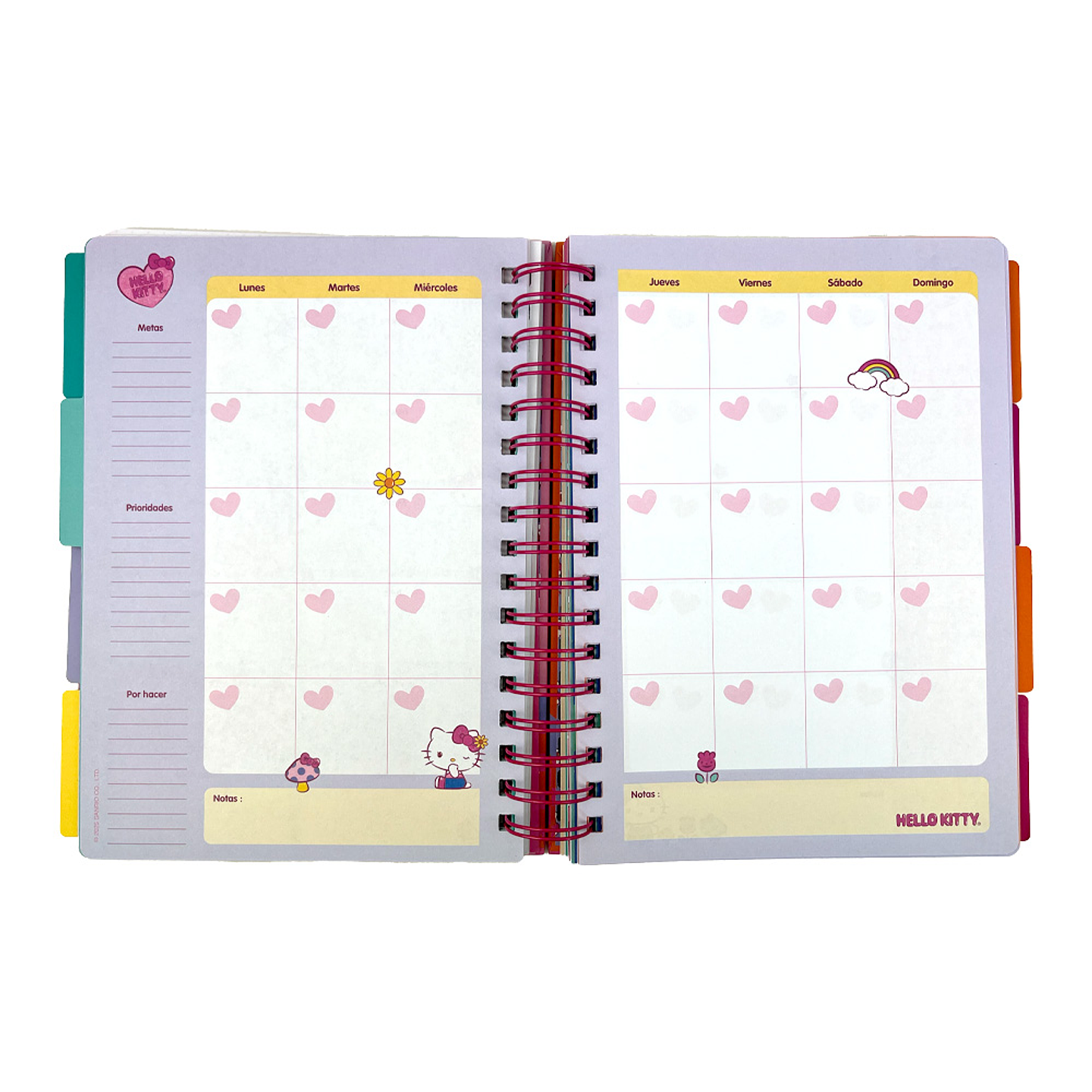 PLANNER ASCOOT HELLO KITTY C/ESP 2