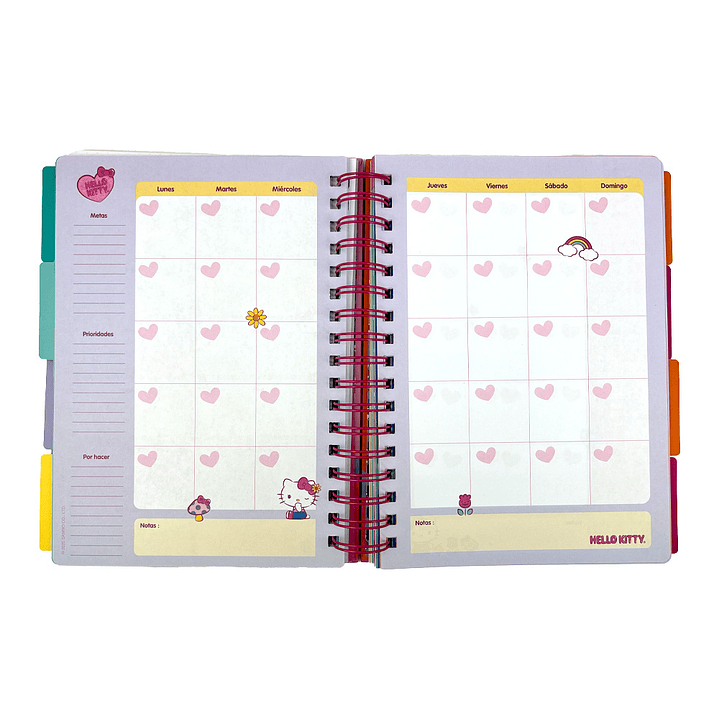 PLANNER ASCOOT HELLO KITTY C/ESP 2