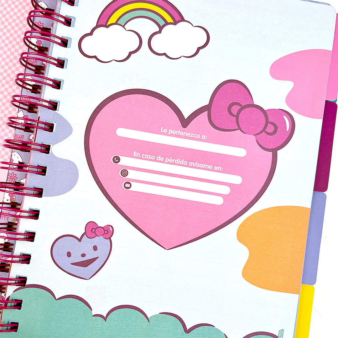 PLANNER ASCOOT HELLO KITTY C/ESP 7