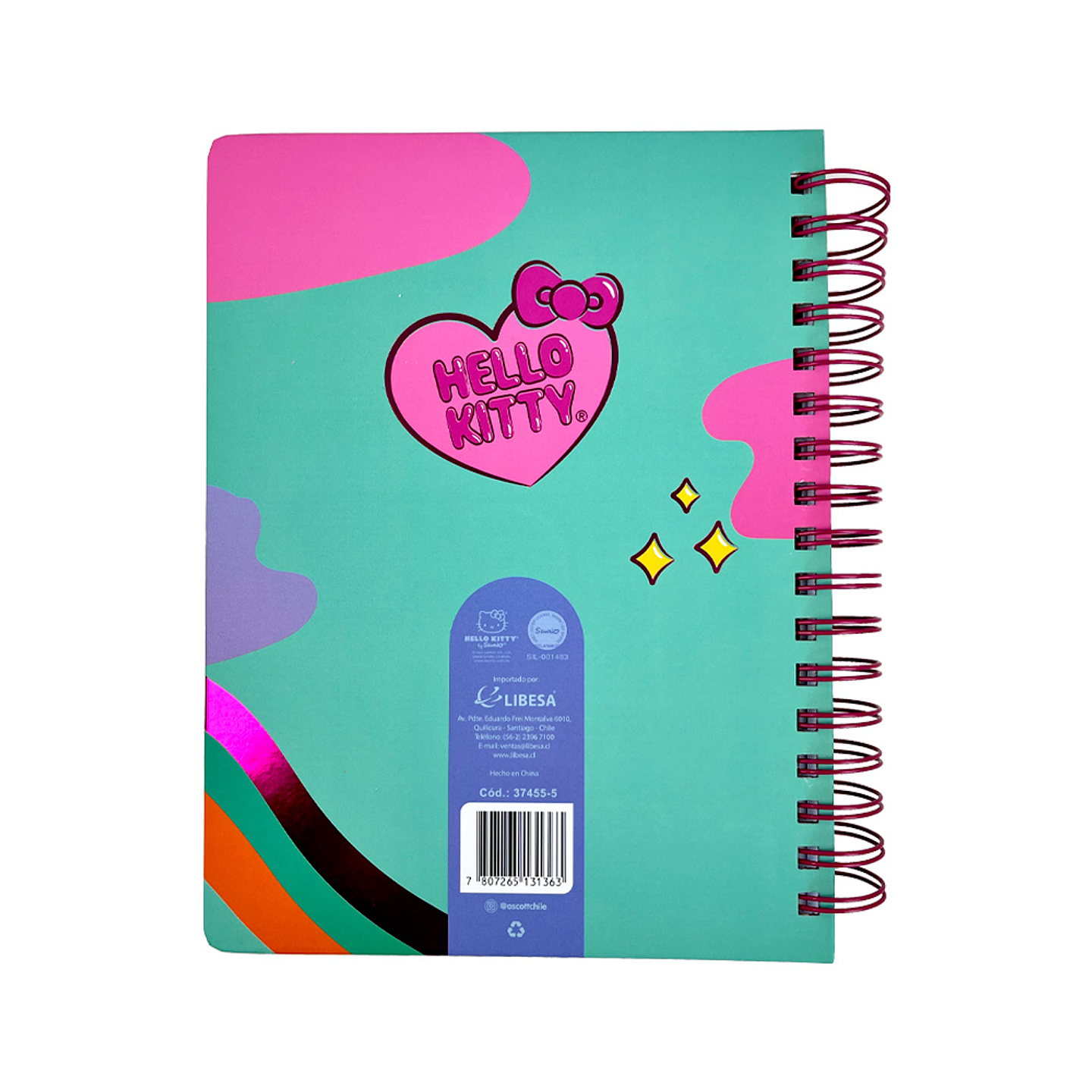 PLANNER ASCOOT HELLO KITTY C/ESP 8