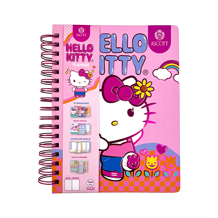 PLANNER ASCOOT HELLO KITTY C/ESP 1