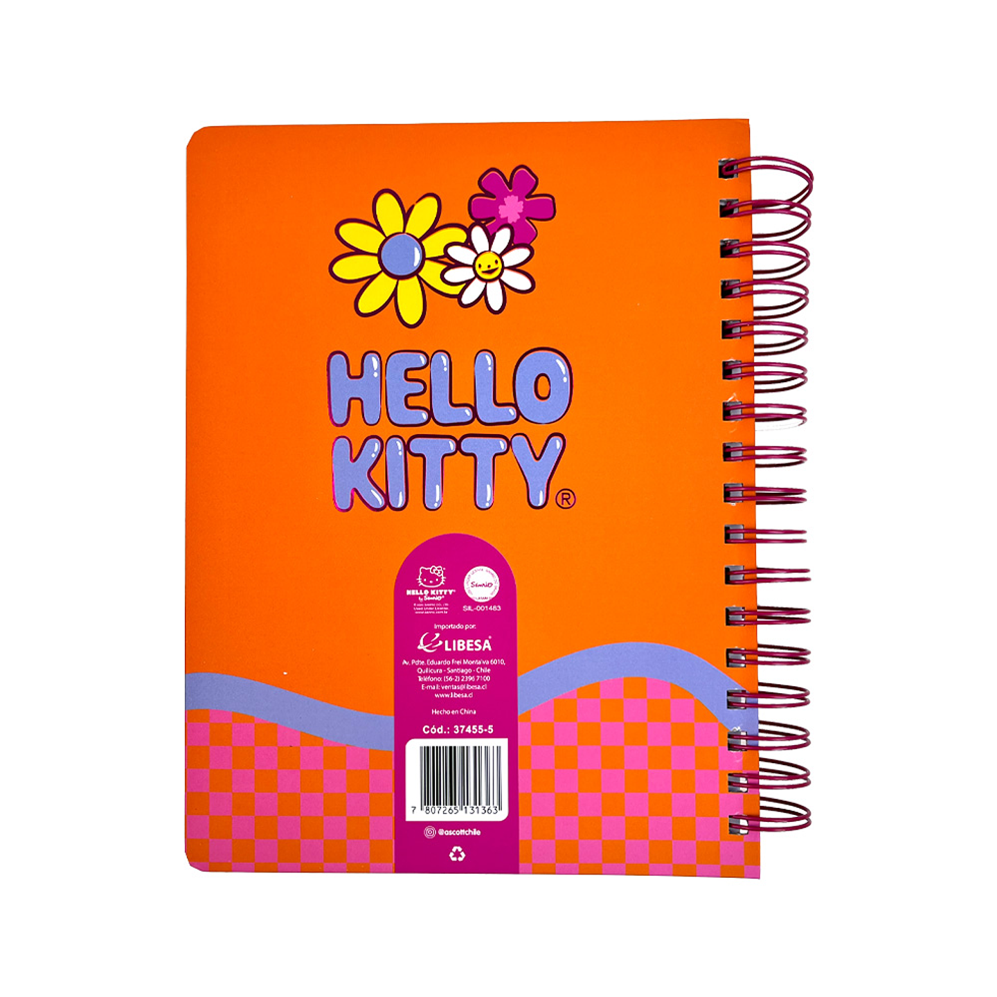 PLANNER ASCOOT HELLO KITTY C/ESP 13