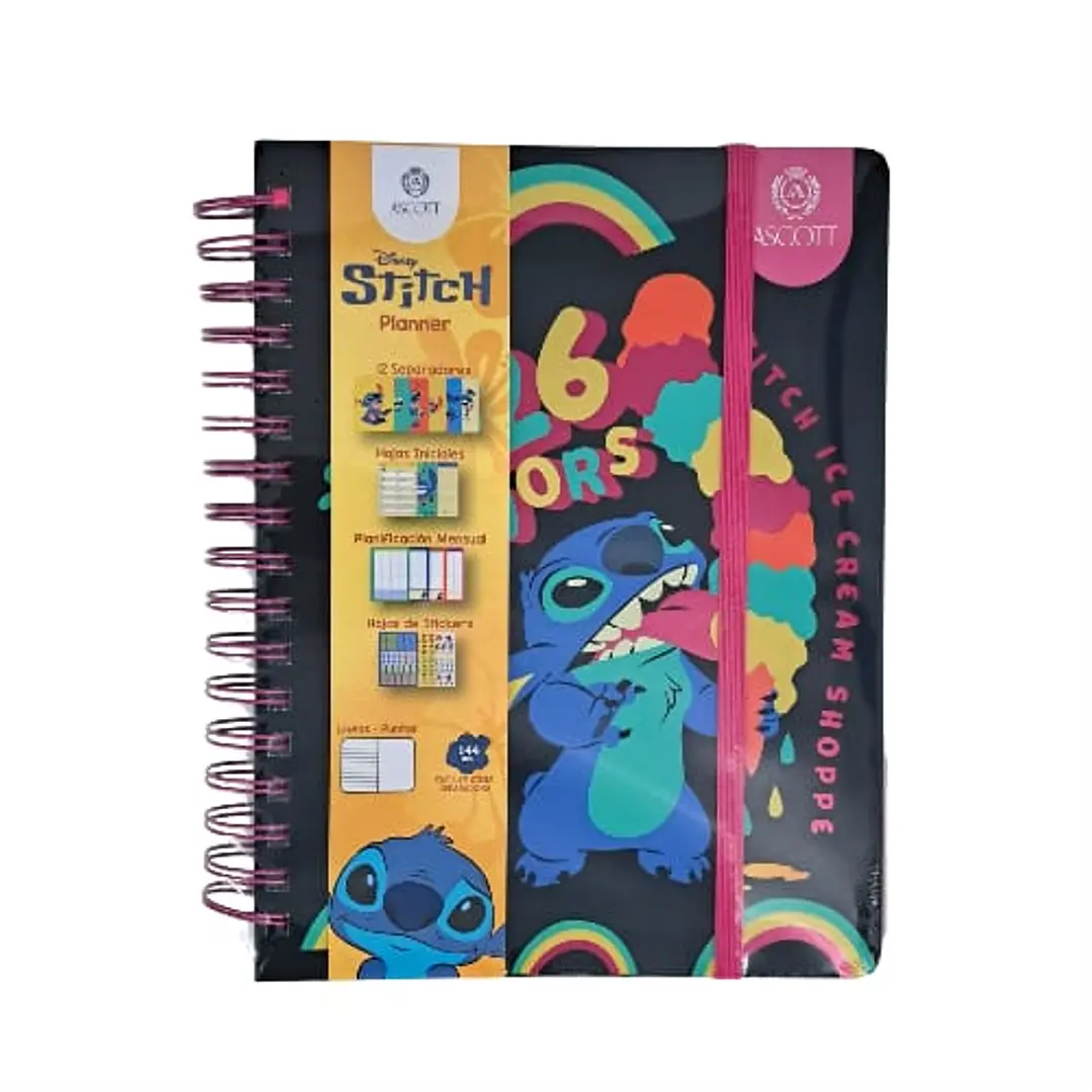 PLANNER ASCOOT STITCH C/ESP 1