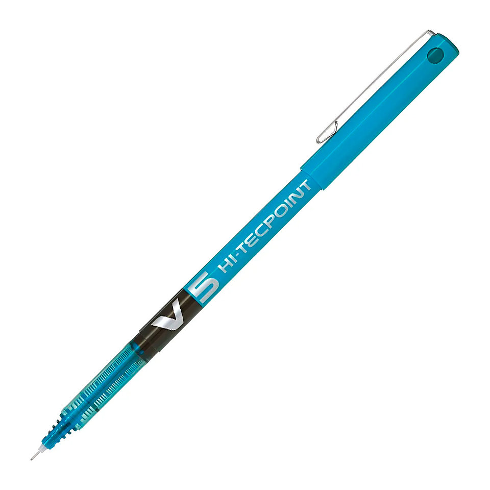 LAPIZ TINTA PILOT HI-TECPOINT V5 TURQUESA 2