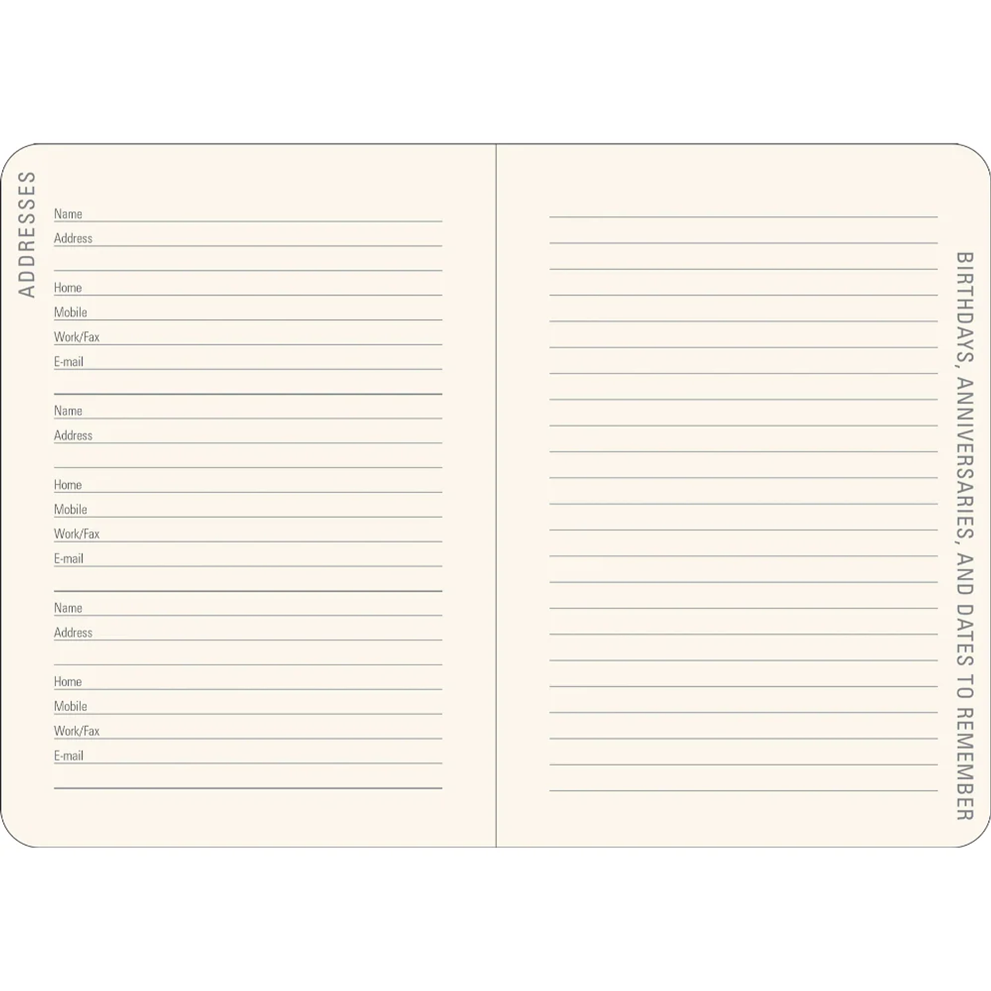 AGENDA 2026 SEM VISTA 16M GILDED BRANCH 2