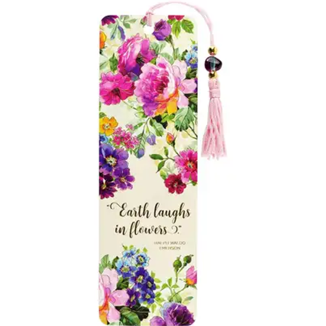 MARCAPÁGINAS CON ADORNO PEONY GARDEN 1