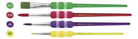 PINCEL SOFT TOUCH SET 4 