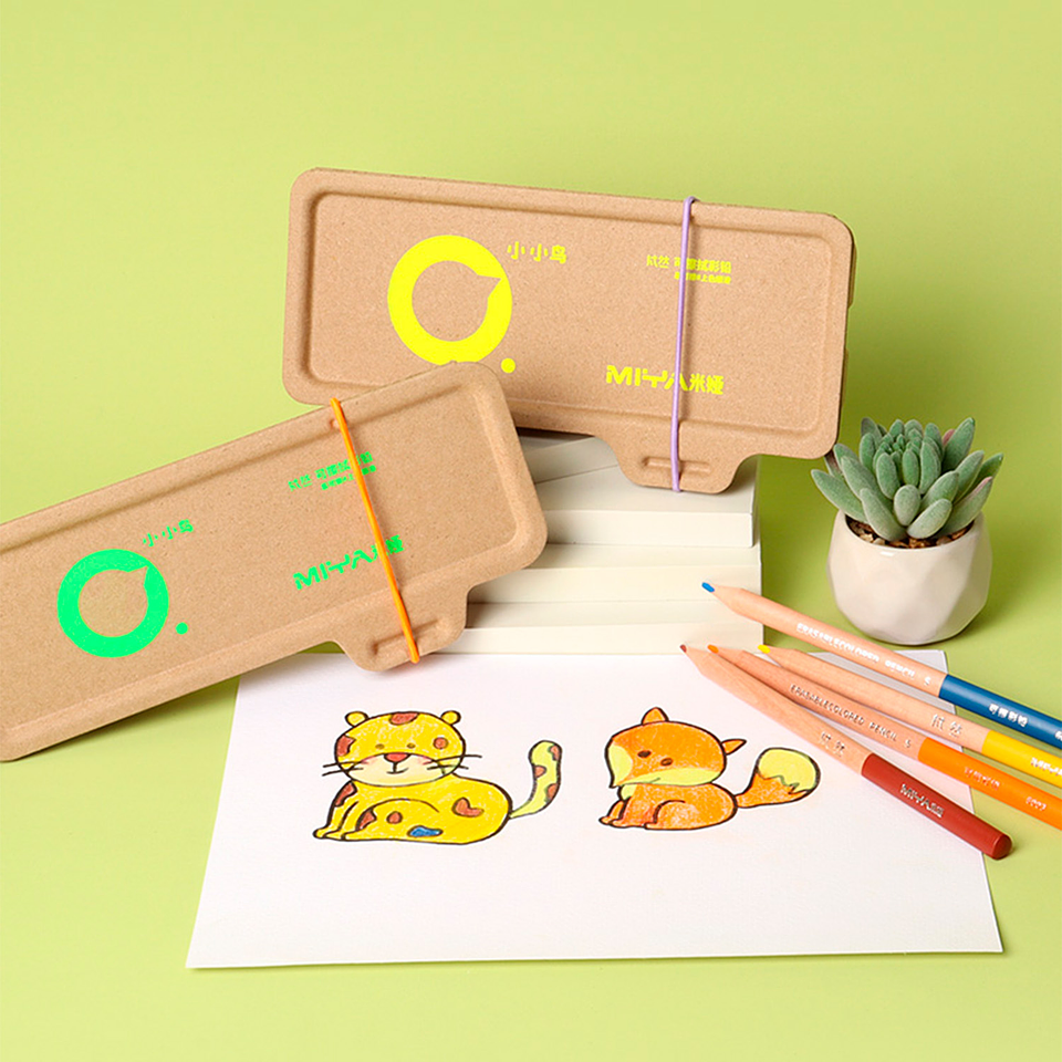 MIYA 12 LÁPICES DE COLOR BORRABLE ECOLOGICOS  1