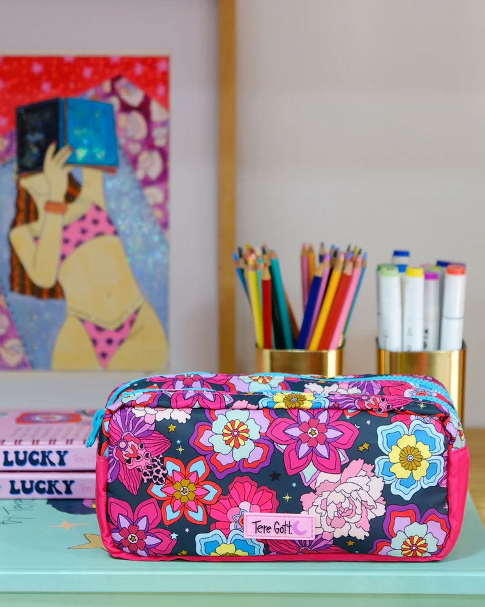 ESTUCHE DOBLE FLOWERS  5