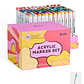 ARRTX MARCADORES DE ACRÍLICO 120 COLORES ANIME (PUNTA PINCEL)  - Miniatura 1