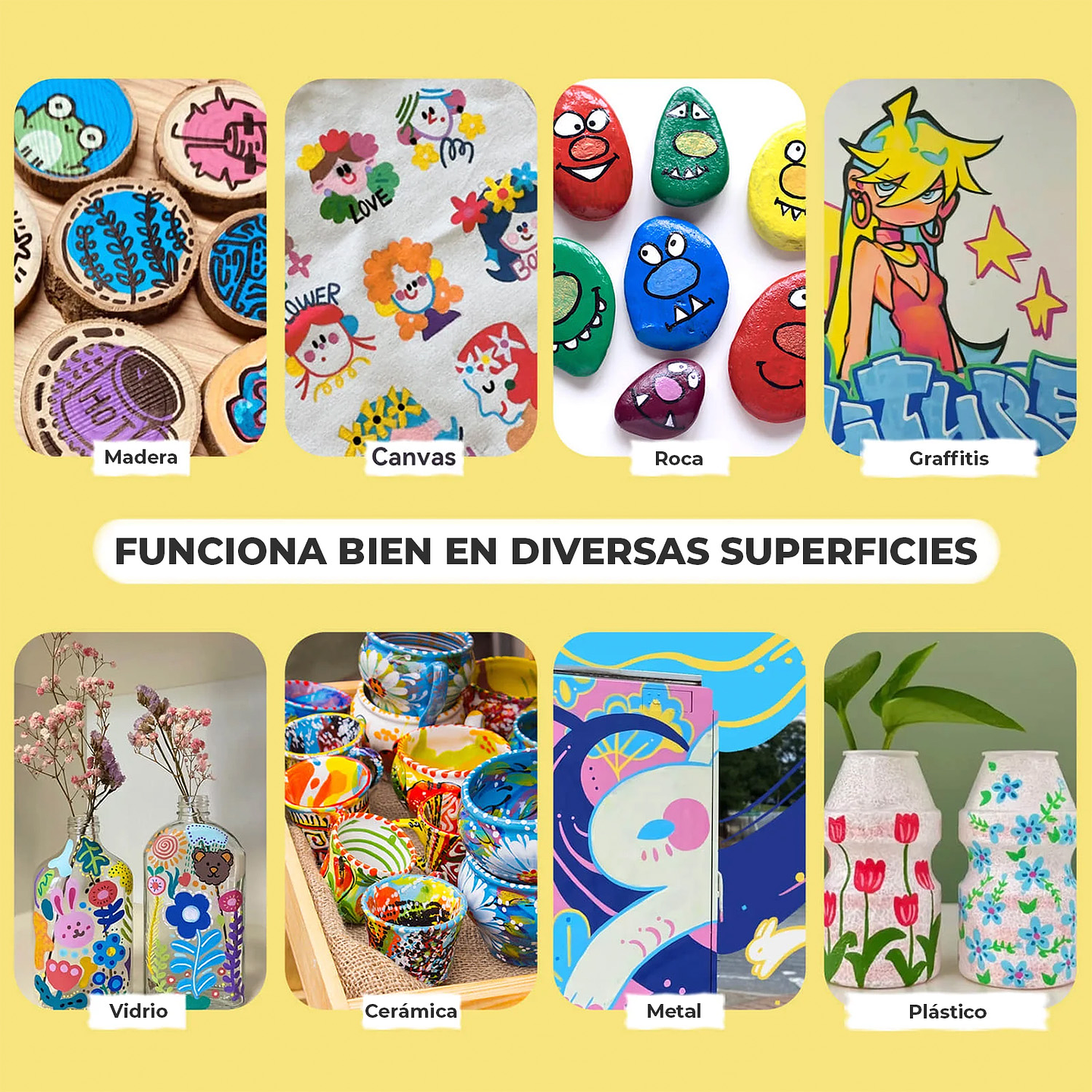 ARRTX MARCADORES DE ACRÍLICO 120 COLORES ANIME (PUNTA PINCEL)  7