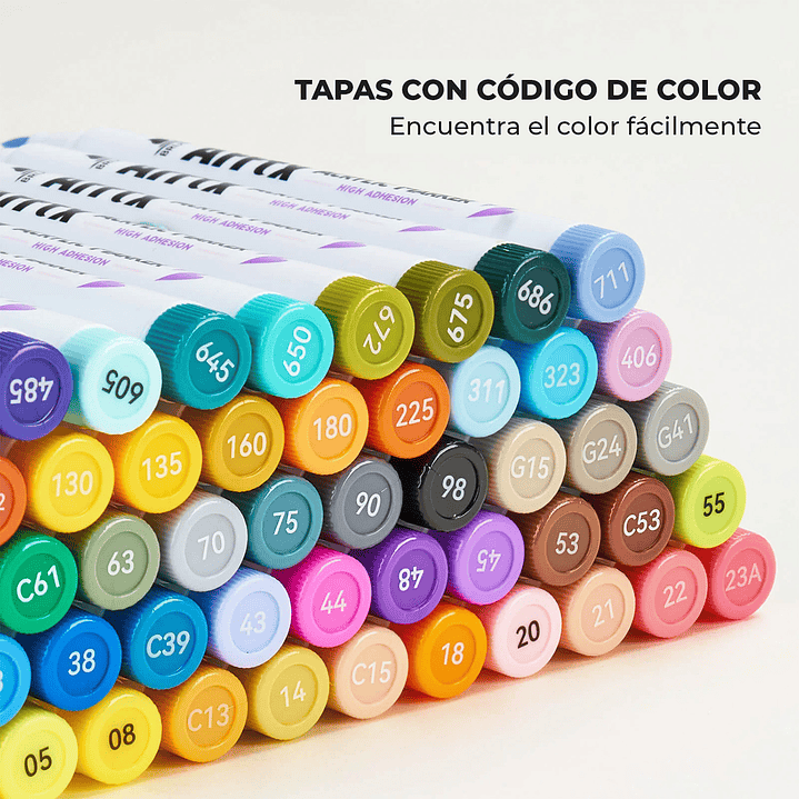 ARRTX MARCADORES DE ACRÍLICO 60 C PAISAJISMO (PUNTA PINCEL)  4