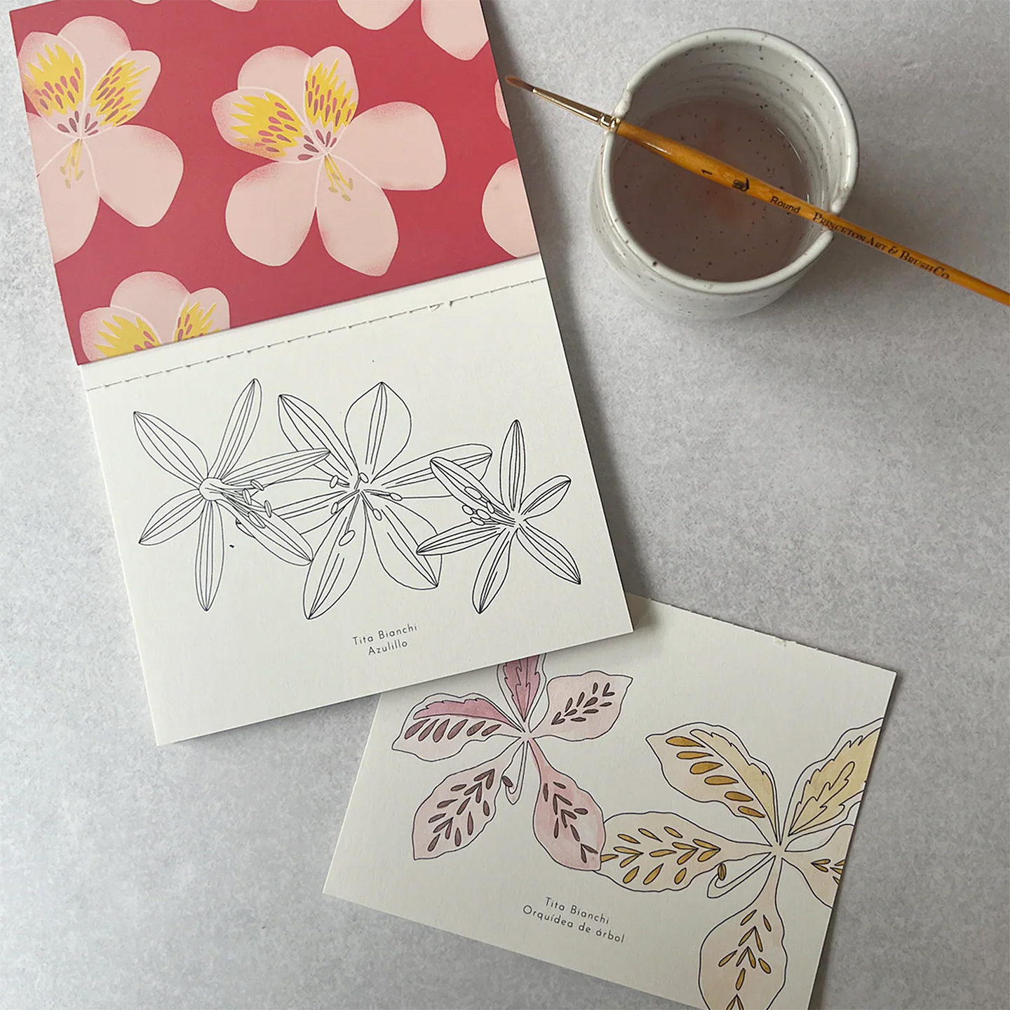 LIBRO DE VIAJE TITA BIANCHI FLORES 3