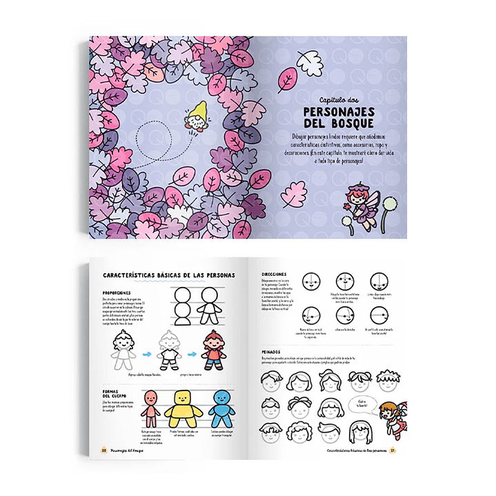 COMO DIBUJAR CRIATURAS DEL BOSQUE LINDAS  3