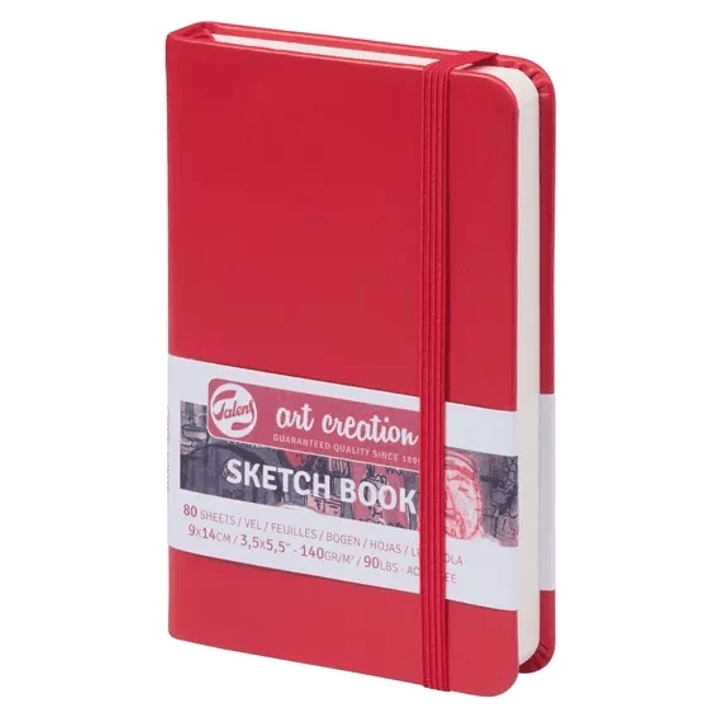 SKETCHBOOK ART CREATION TALENS ROJA 9X14CM 140GR 80H  1