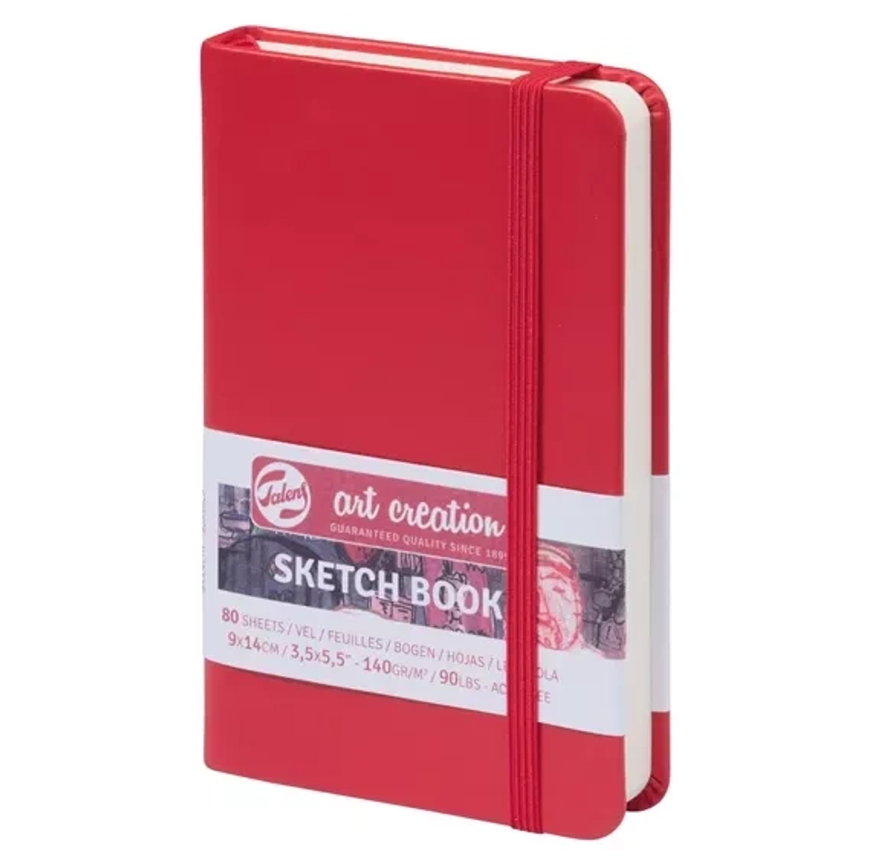 SKETCHBOOK ART CREATION TALENS ROJA 9X14CM 140GR 80H  1