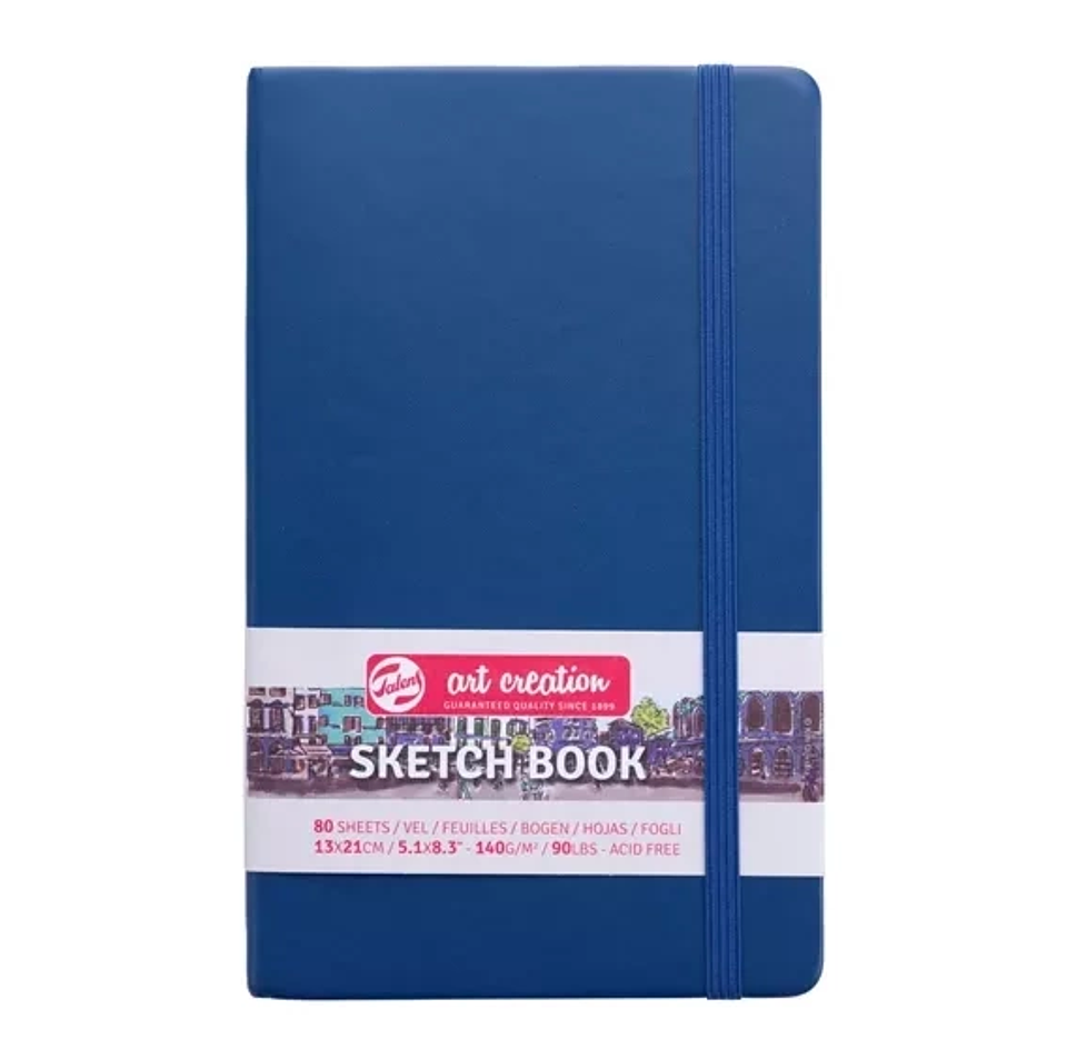 SKETCHBOOK ART CREATION TALENS AZUL MARINO 13X21CM 140GR 80H  1
