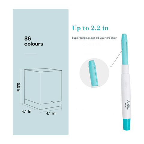 HIMI CRAYONES SET 36 COLORES 