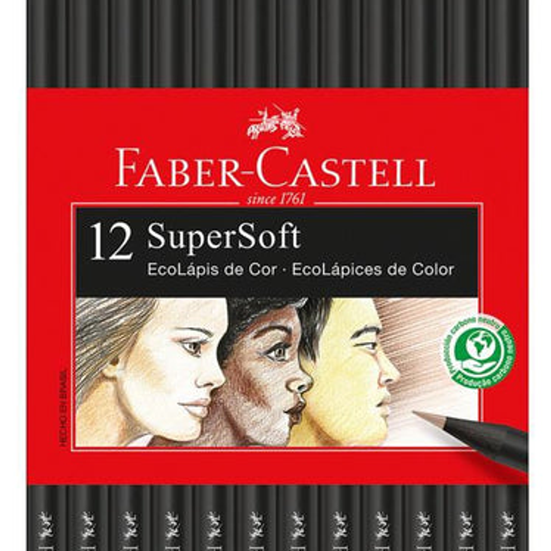 SUPERSOFT 12 ECOLÁPICES DE COLOR PIEL  1
