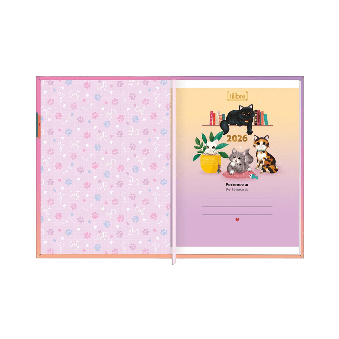 AGENDA COSIDA TILIBRA MINI PURRFECT M1 GATOS  7