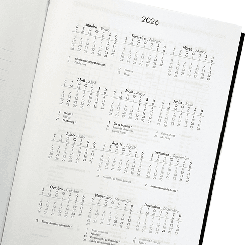 AGENDA EJECUTIVA TILIBRA NAPOLI M5 NEGRO 