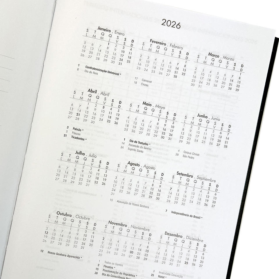 AGENDA EJECUTIVA TILIBRA NAPOLI M5 NEGRO  2