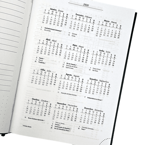 AGENDA TILIBRA PRATIKA NEGRA M6 2026 