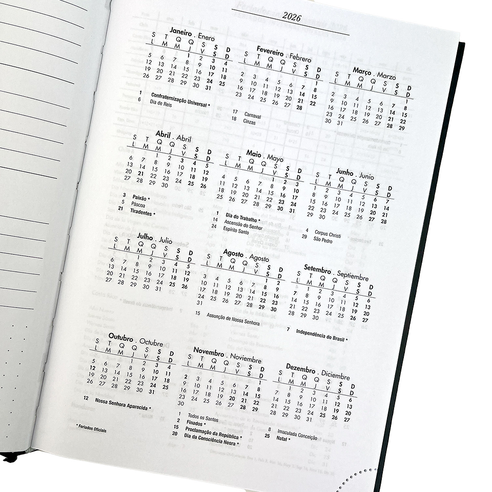 AGENDA TILIBRA PRATIKA NEGRA M6 2026  2