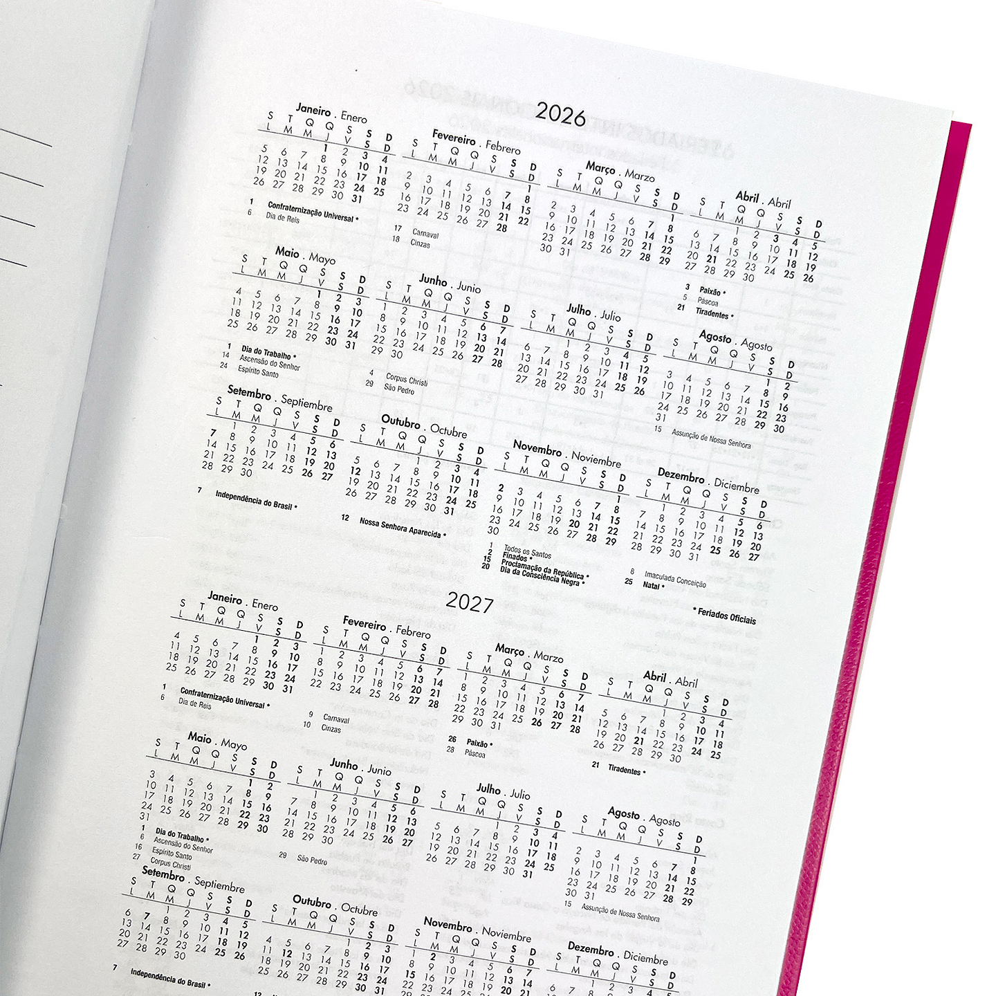 AGENDA COSIDA TILIBRA PEPPER RS CD M4 2026 ROSADO  3