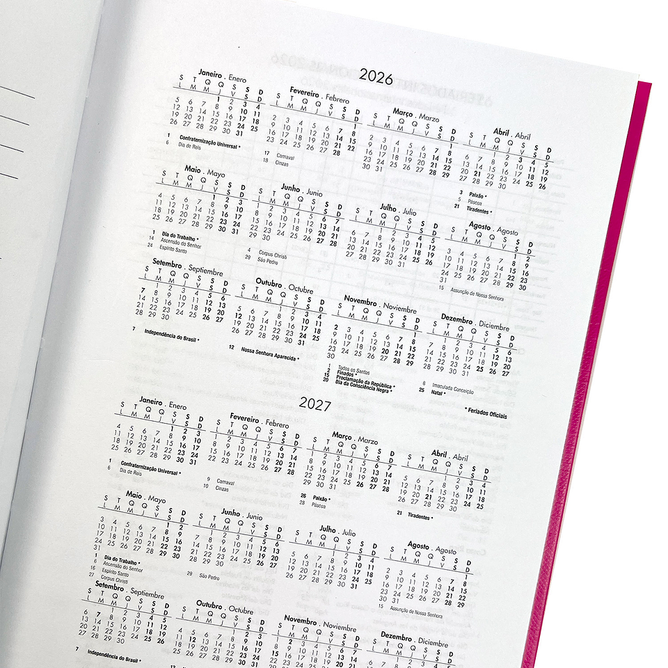 AGENDA COSIDA TILIBRA PEPPER RS CD M4 2026 ROSADO  3