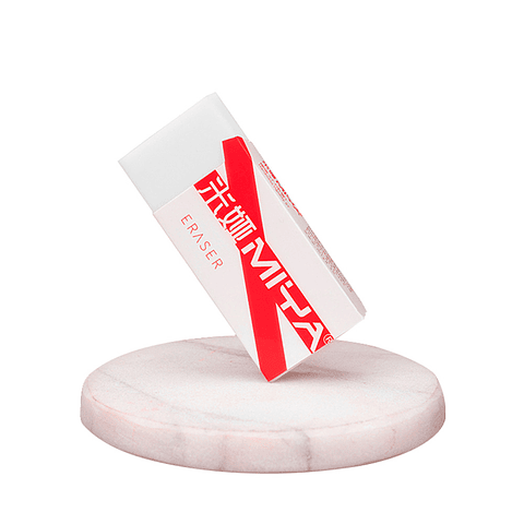 GOMA DE BORRAR ERASER BLANCA GRANDE 