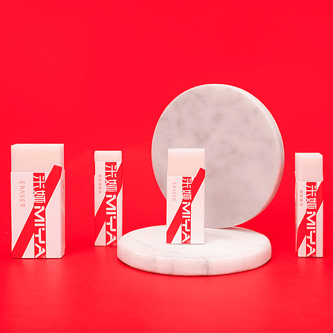 GOMA DE BORRAR ERASER BLANCA GRANDE 