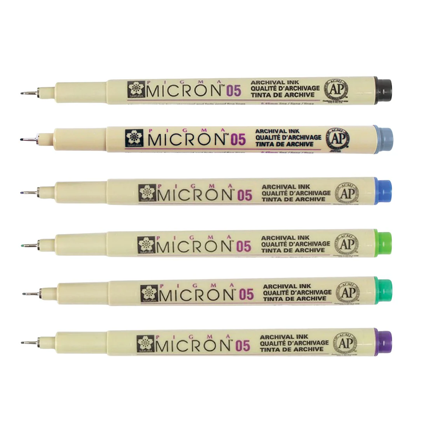 SET DE TIRALÍNEA PIGMA MICRON SAKURA 0.5MM MANDALA  3