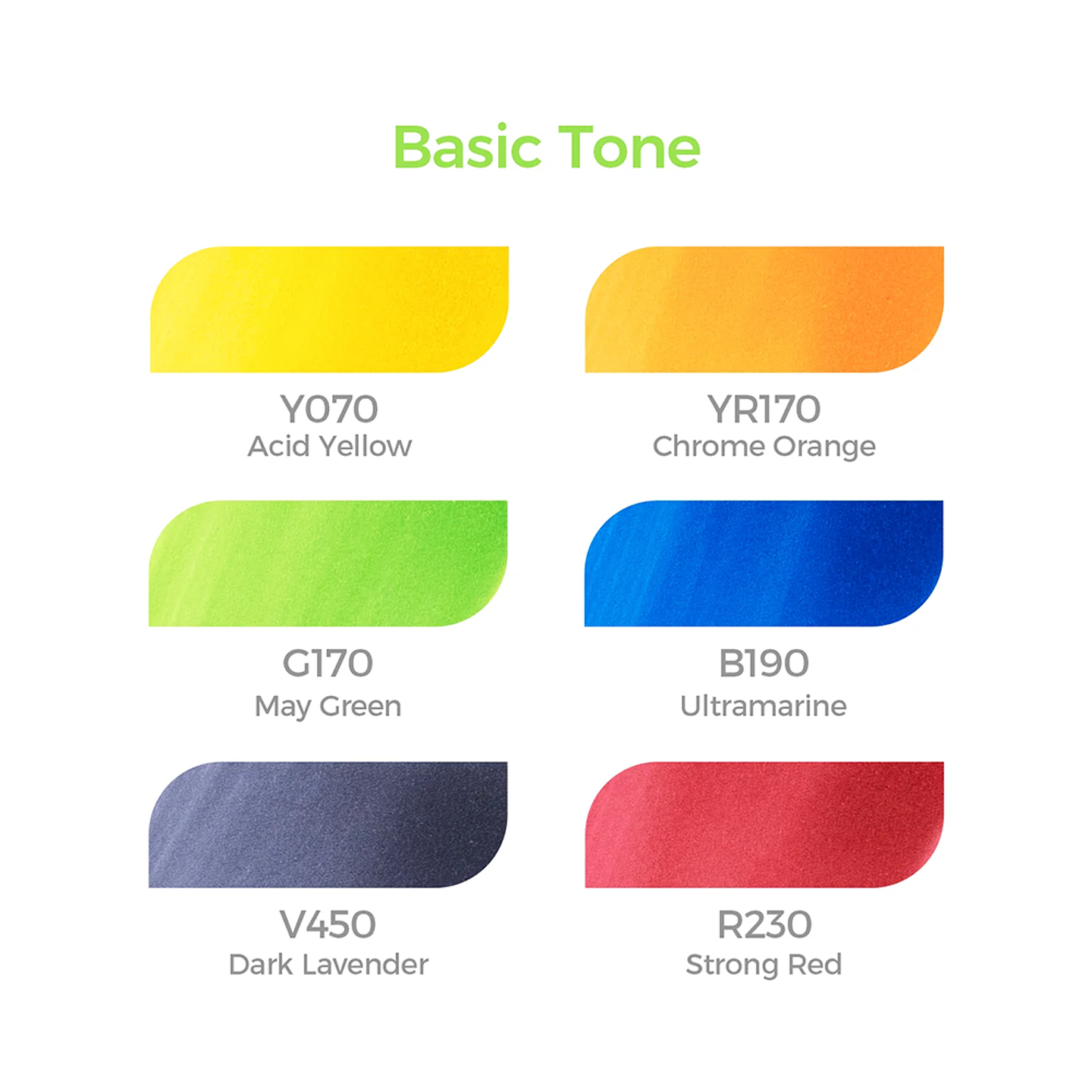 OHUHU HONOLULU MARCADORES ALCOHOL DE DOBLE PUNTA 6 C (BÁSICOS)  2