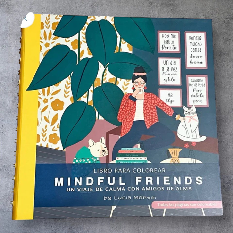 LIBRO PARA COLOREAR MINDFUL FRIENDS  1