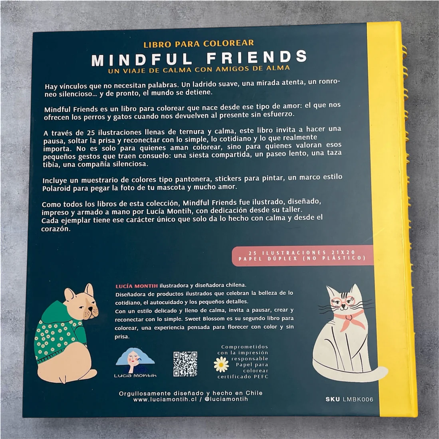 LIBRO PARA COLOREAR MINDFUL FRIENDS  4