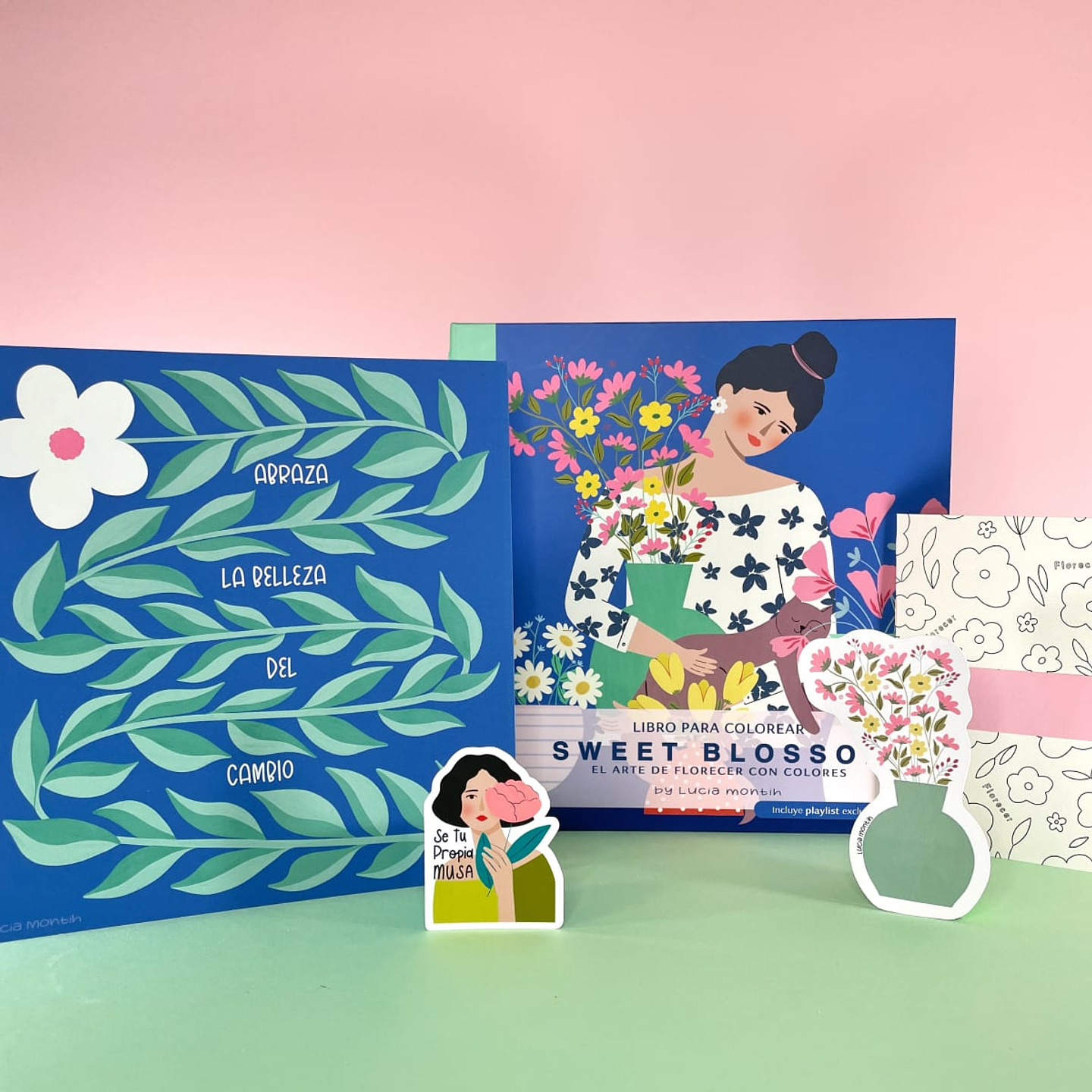 LIBRO PARA COLOREAR SWEET BLOSSOM  3