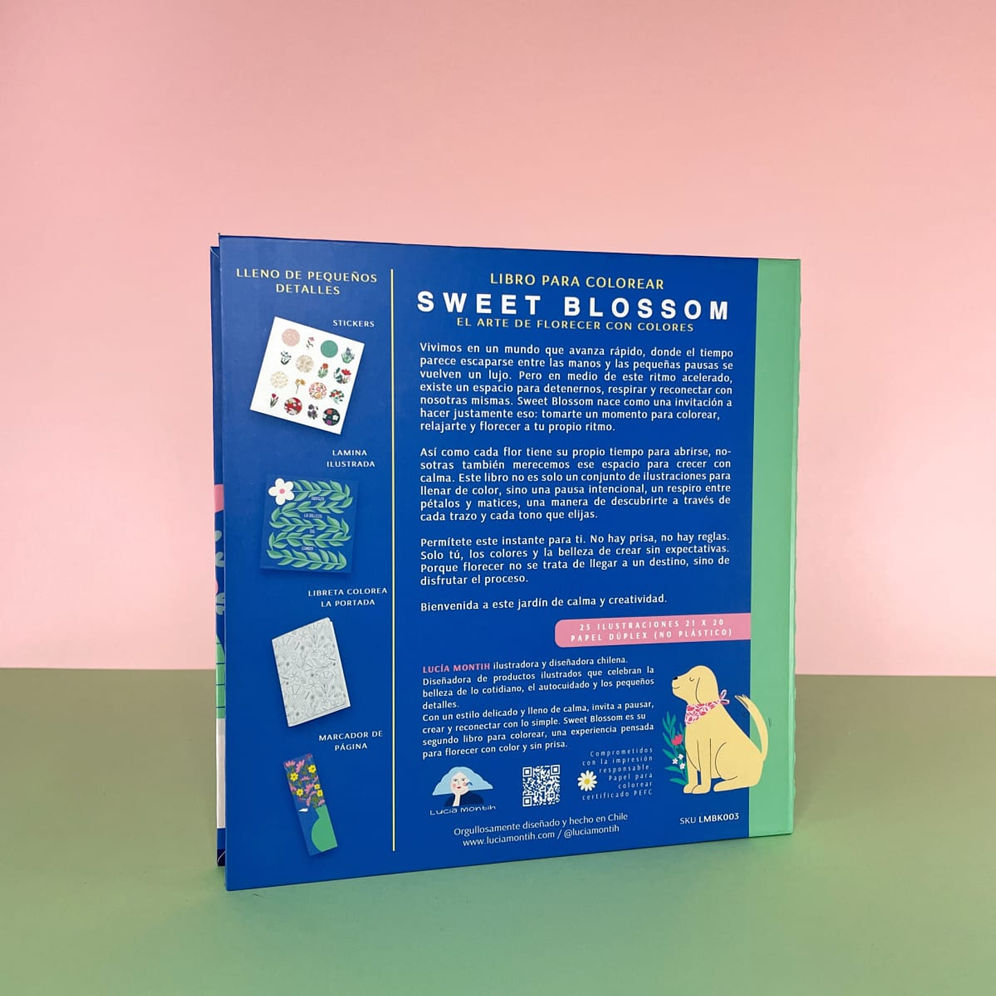 LIBRO PARA COLOREAR SWEET BLOSSOM  8
